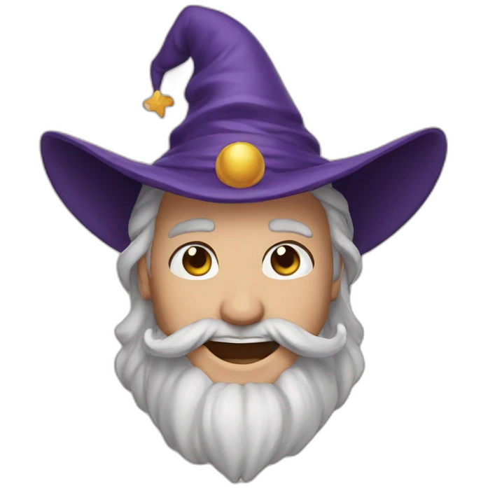 wizard smile blush emoji