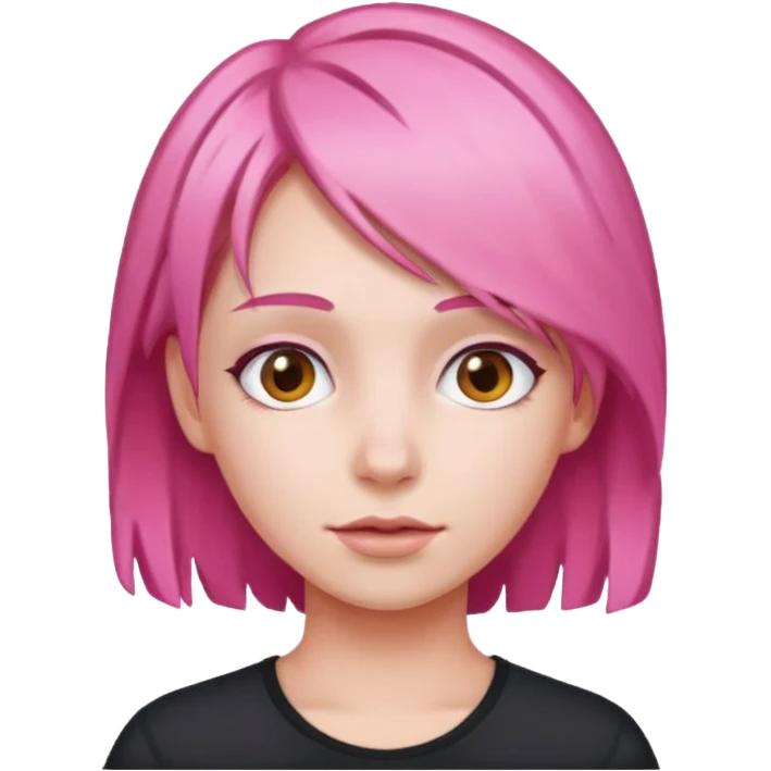 pink hair emoji