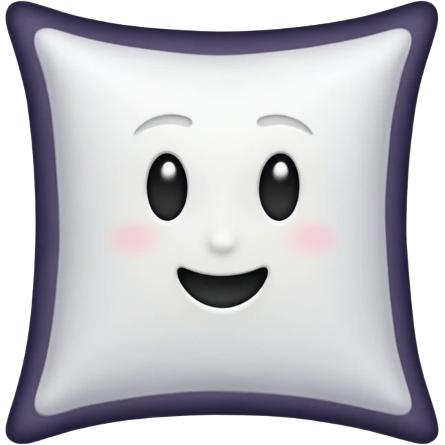 a pillow with dark aura coming out of it  emoji