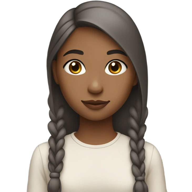 Clean girl￼￼ emoji
