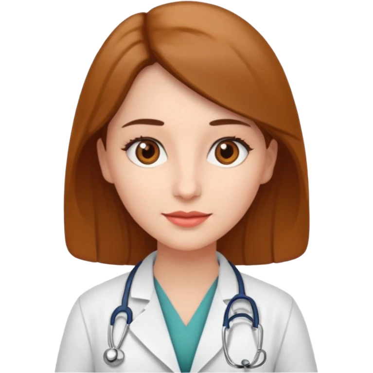 doctor woamn,brow eyes, cardiologist, classic emoji