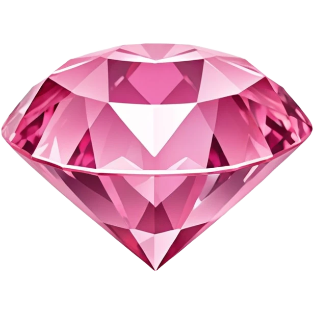 Pink diamond emoji