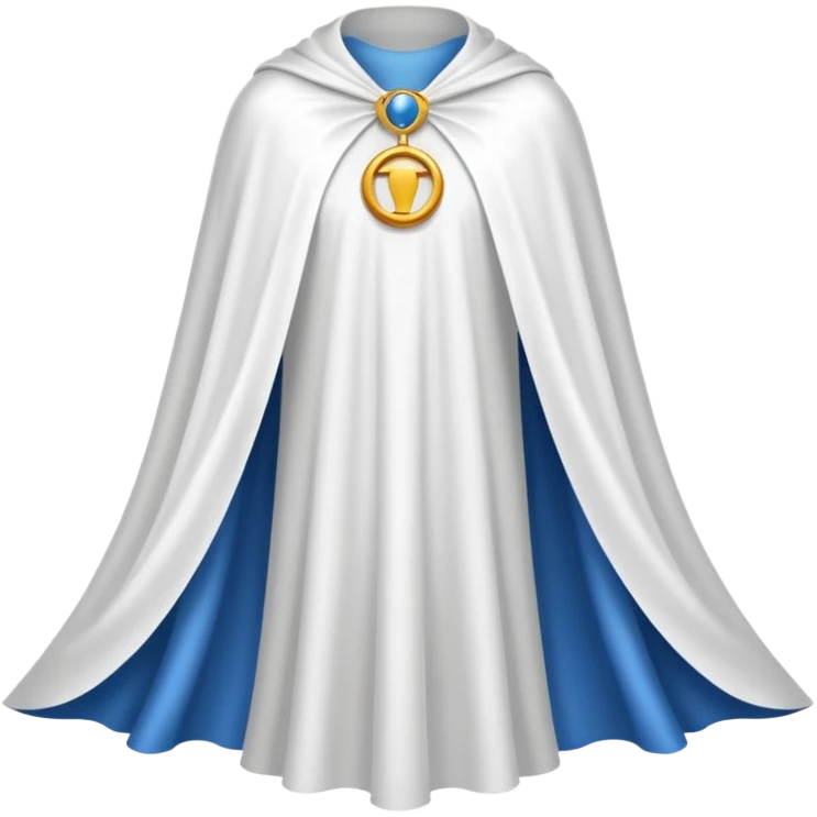 full white cape emoji