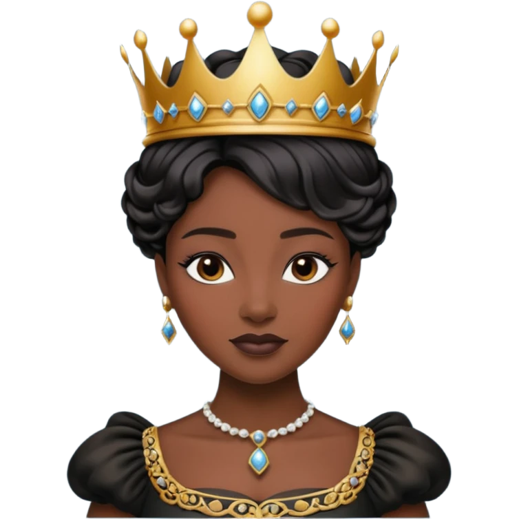 black queen emoji