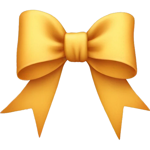 cute bow emoji