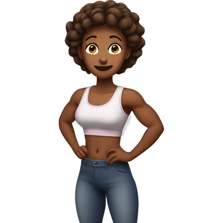 Muscular mommy emoji