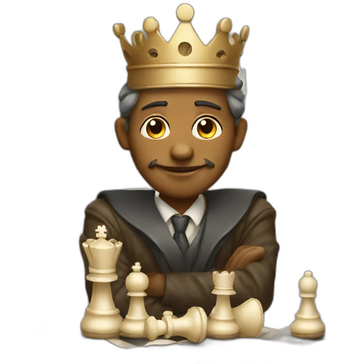 Chess king emoji