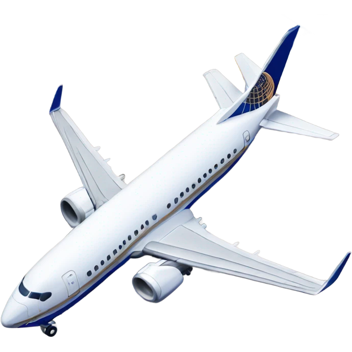 United airlines Boeing 737 emoji