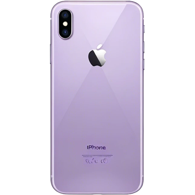 lavender iphone emoji