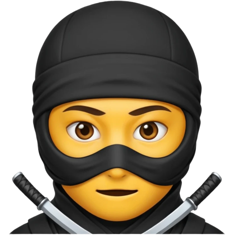 Hazme un emoji de ninja enojado emoji