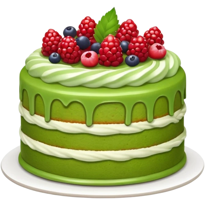 matcha cake emoji
