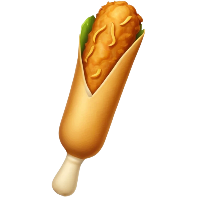 Vegetable drumstick emoji