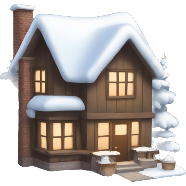 Cozy winter home emoji