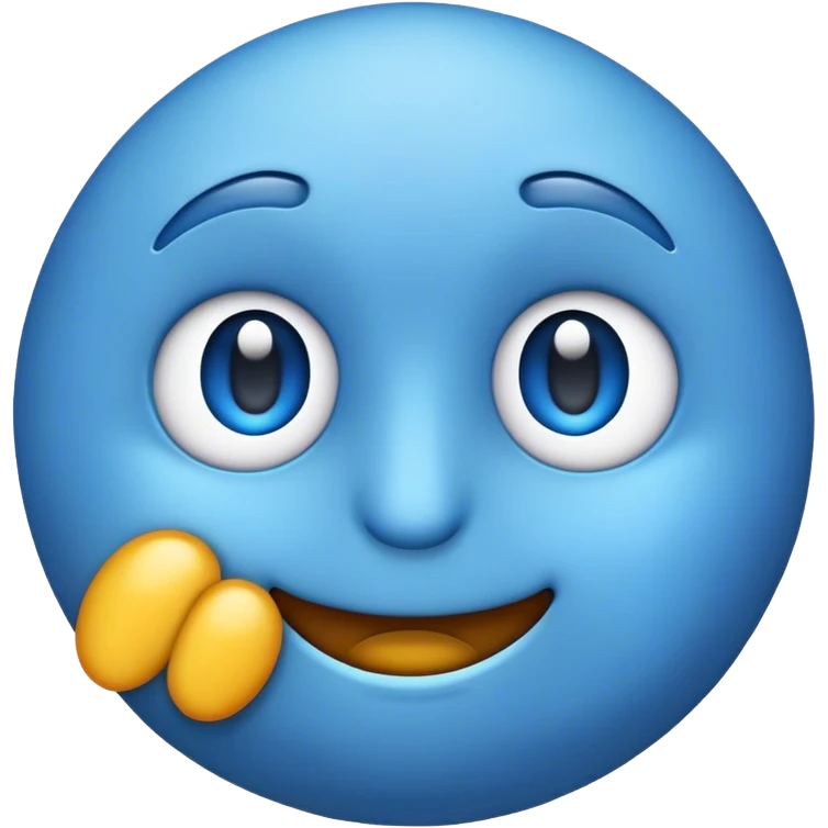 Blue emoji emoji