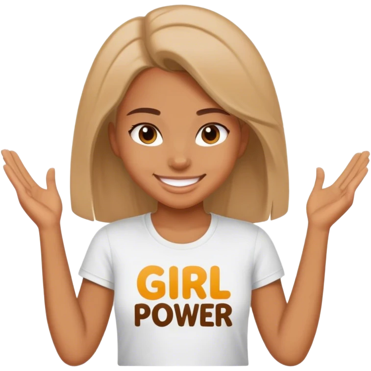 happy Girl Power emoji