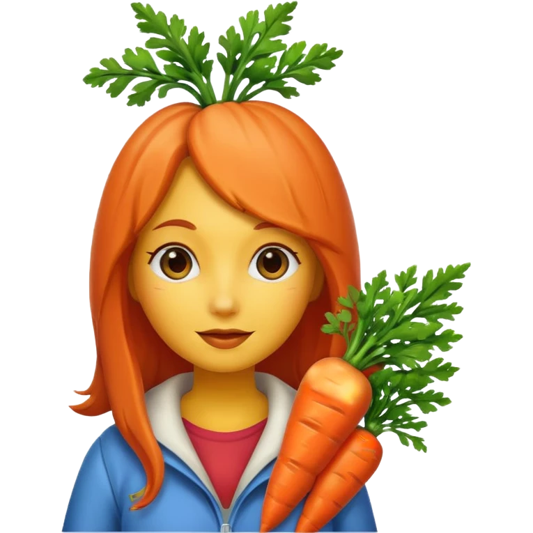 carrot woman emoji