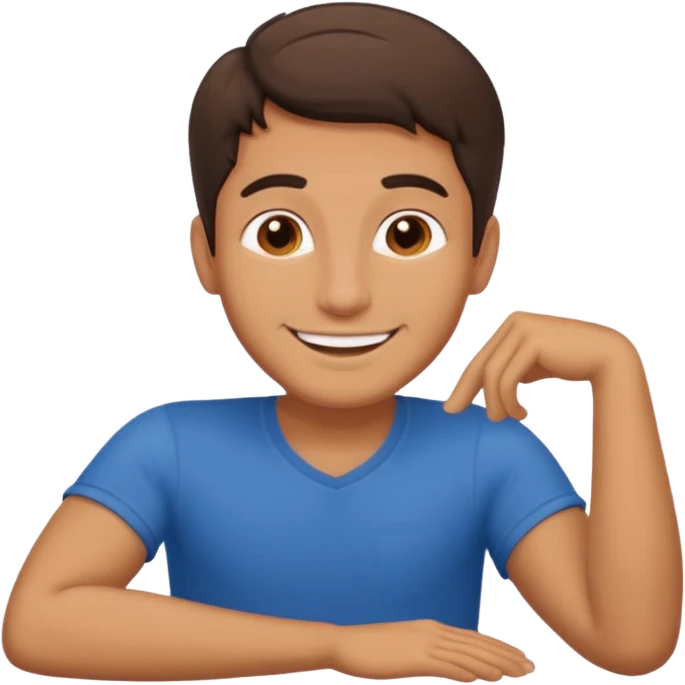 Italian guy laying down emoji