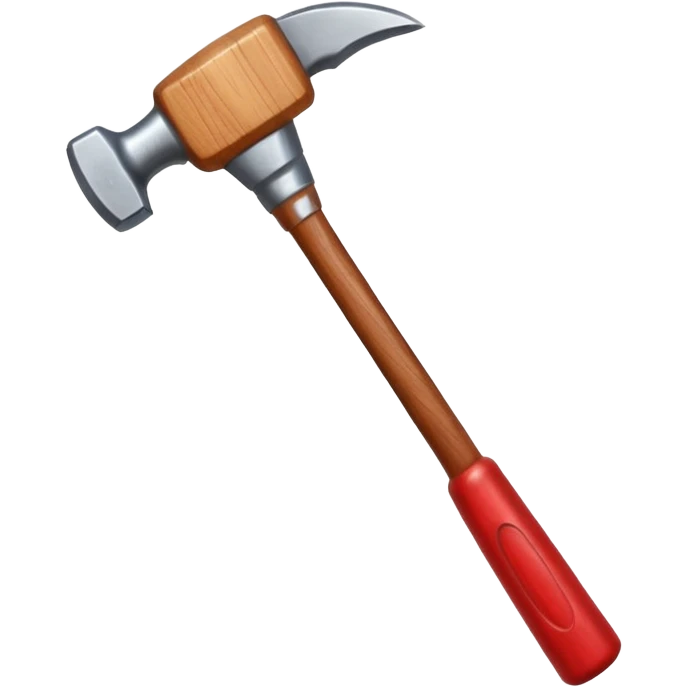 big red hammer emoji