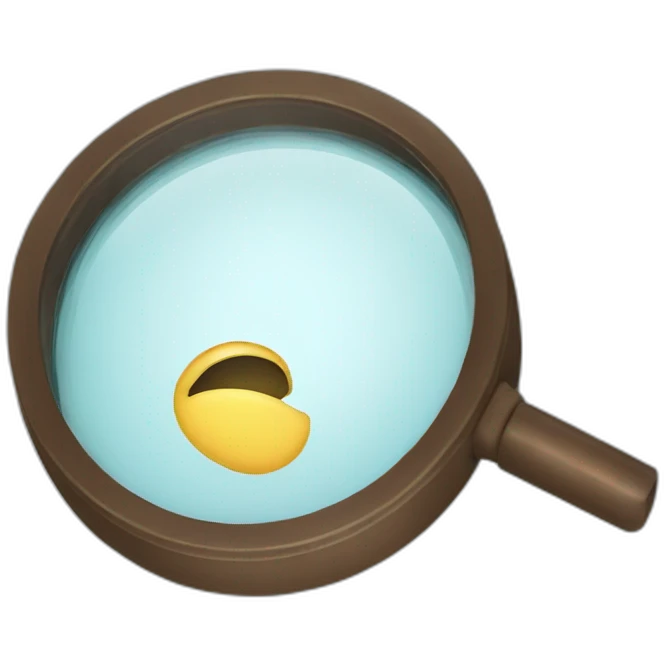 magnifying glass emoji