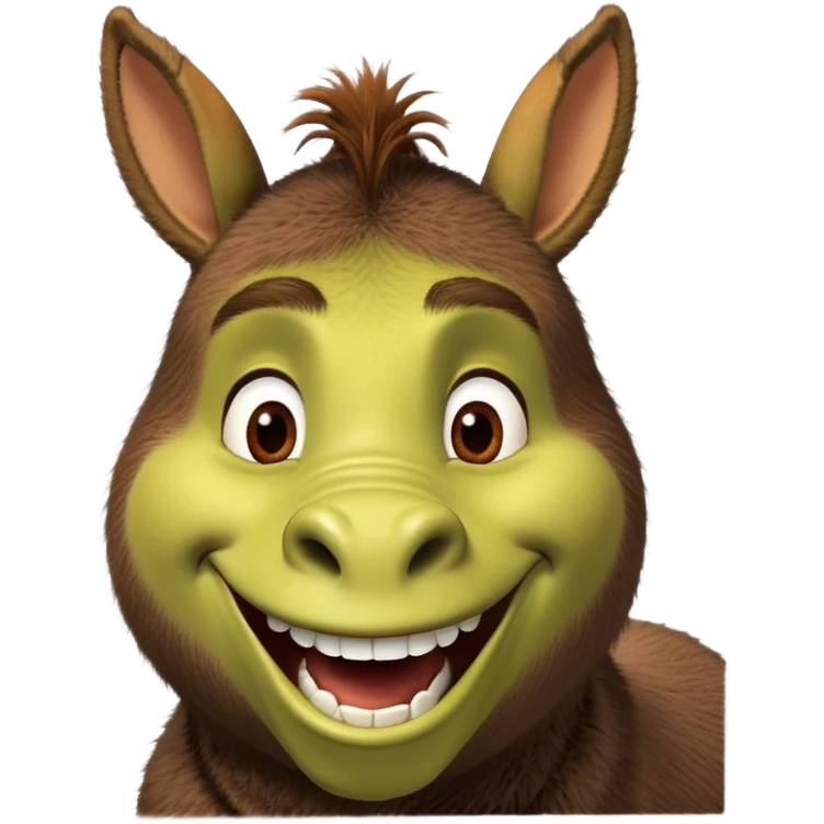 Donkey from Shrek movie emoji