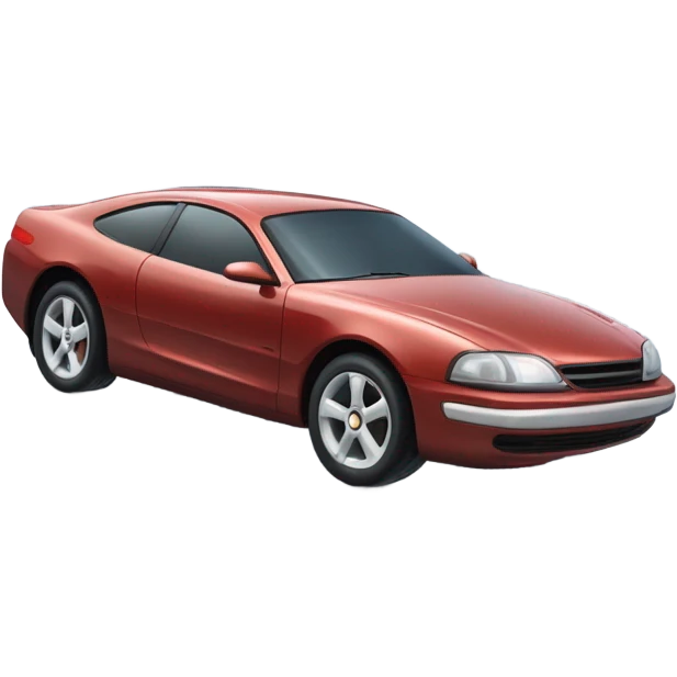 Car sliding down hill emoji