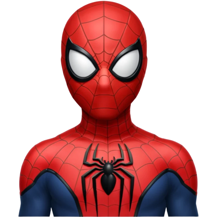 Black spider man emoji