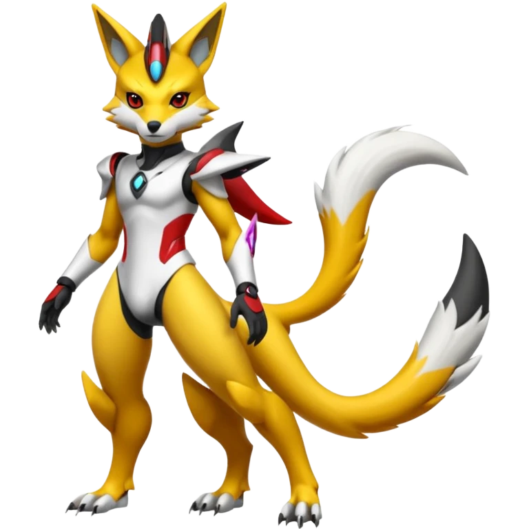 Modern Renamon (full body) emoji