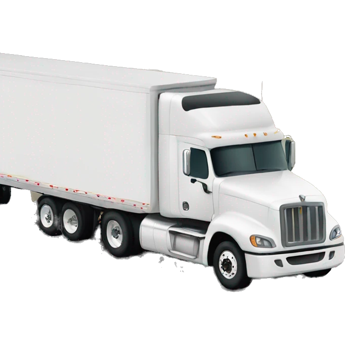 Semi truck with “PGS” letters on the side emoji