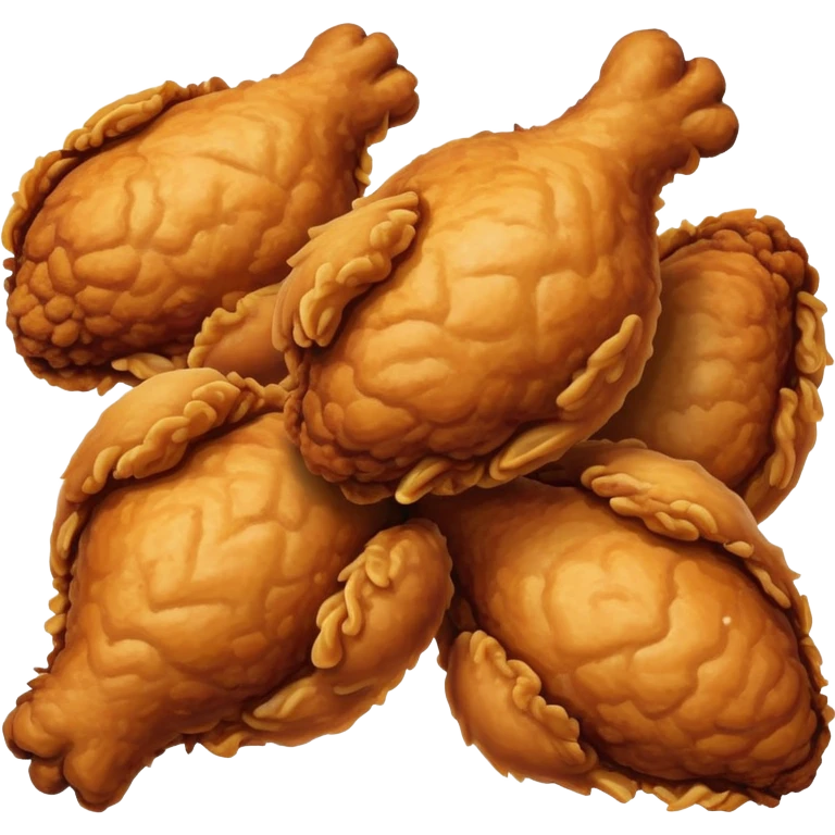 Fried chicken emoji