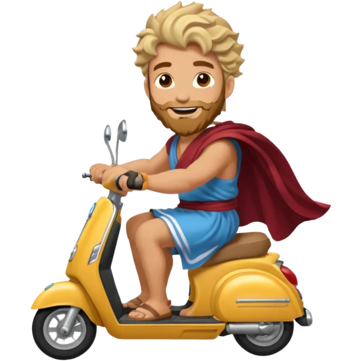 zeus god drive scooter emoji