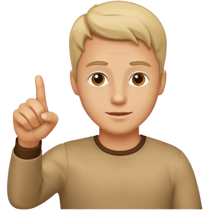 man pointing to the left emoji