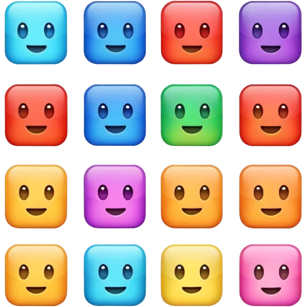 Cute app emoji