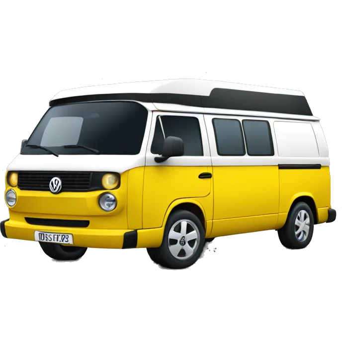 Yellow VW T5 emoji
