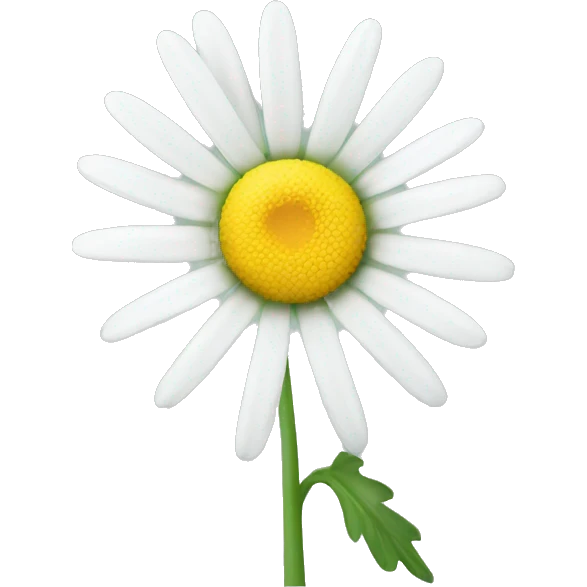 White daisy emoji