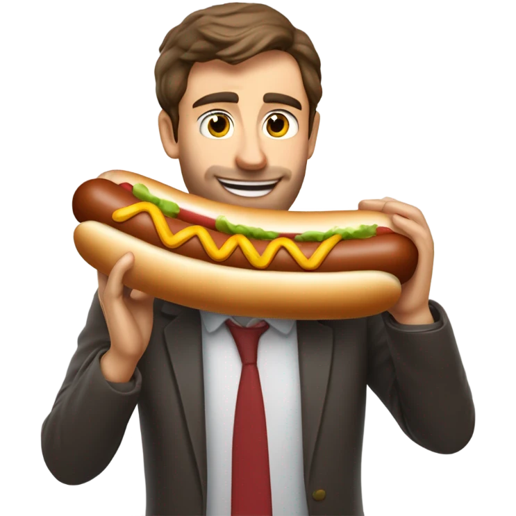 Charle Leclerc wining a hot dog emoji