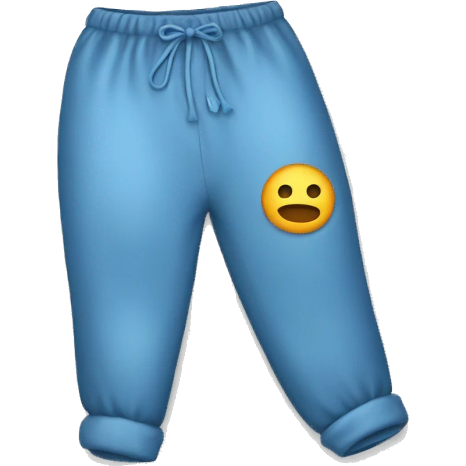 blue pajama emoji