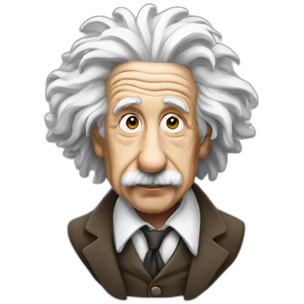 Thinking einstein emoji