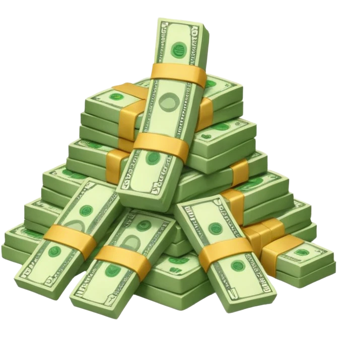 Money hype emoji