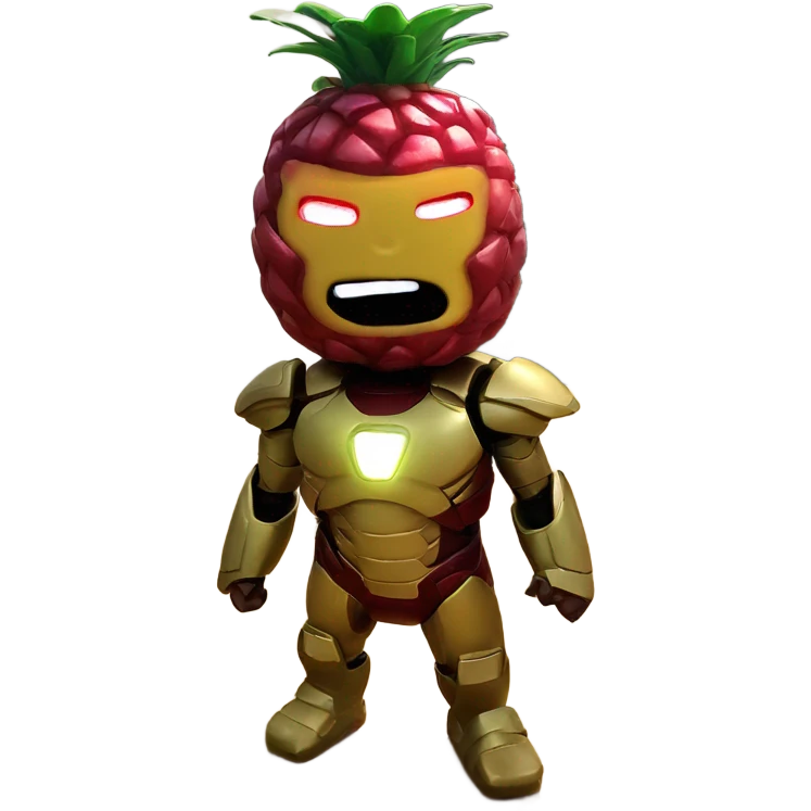 ironman as a pineapple  emoji