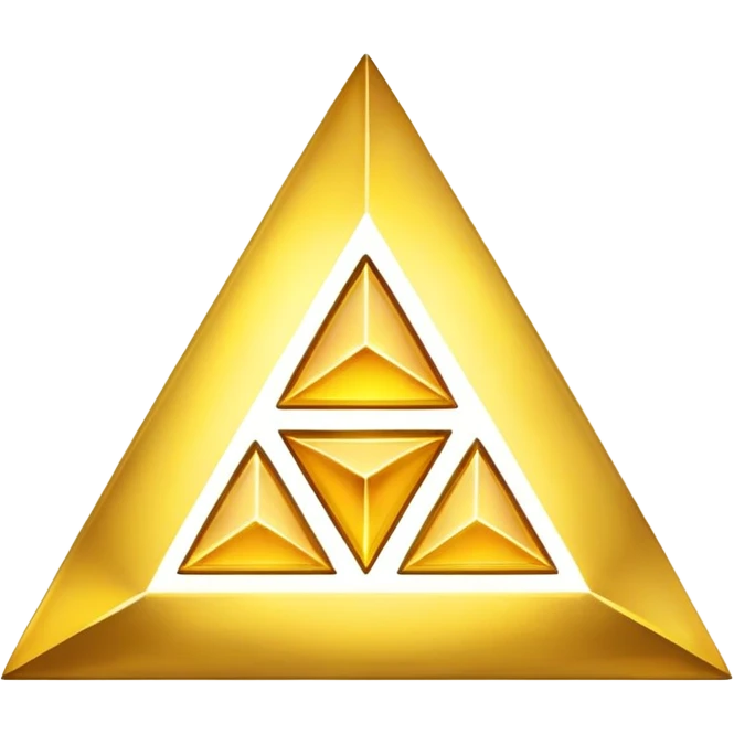 The Triforce from Zelda  emoji
