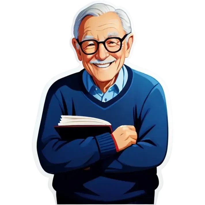 Old man who is helpful emoji