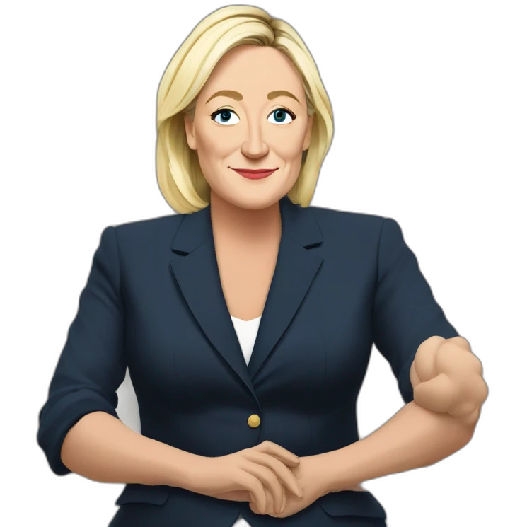 Marine Le Pen picasso emoji