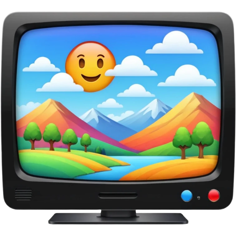 thumbnail picture mac os, video preview tv icon, landscape in video emoji