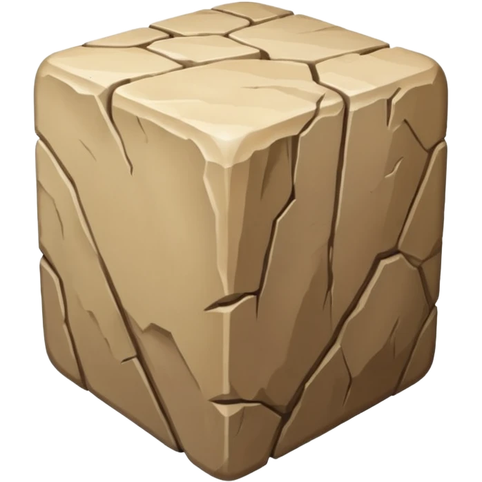 american-beije-intricate-stone-age-rocky-cube-shaped emoji