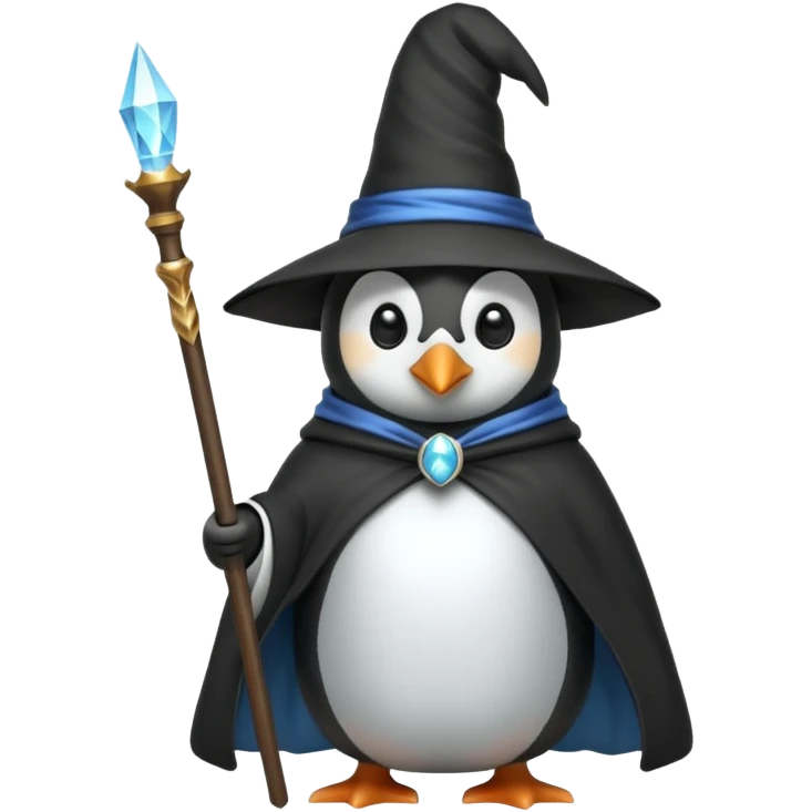 Penguin Wizard emoji