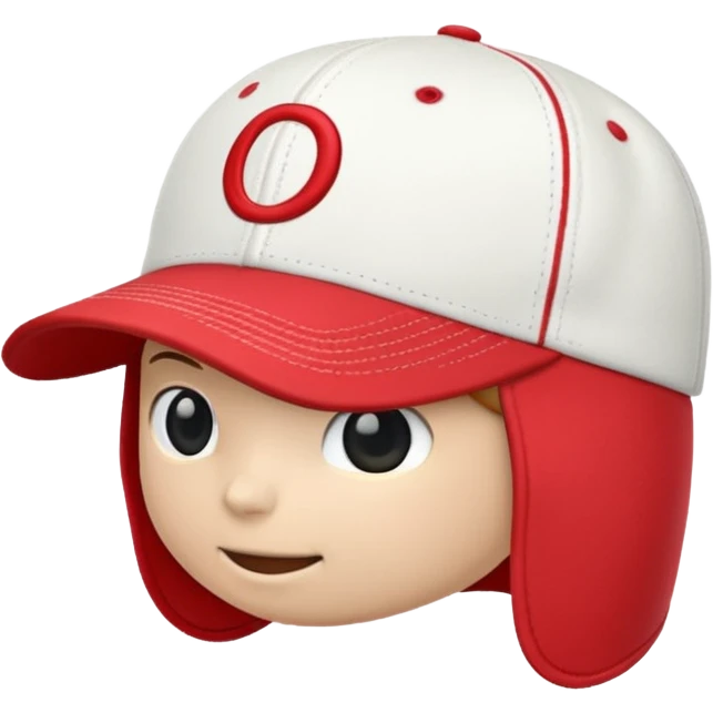 striped Baseball Cap emoji