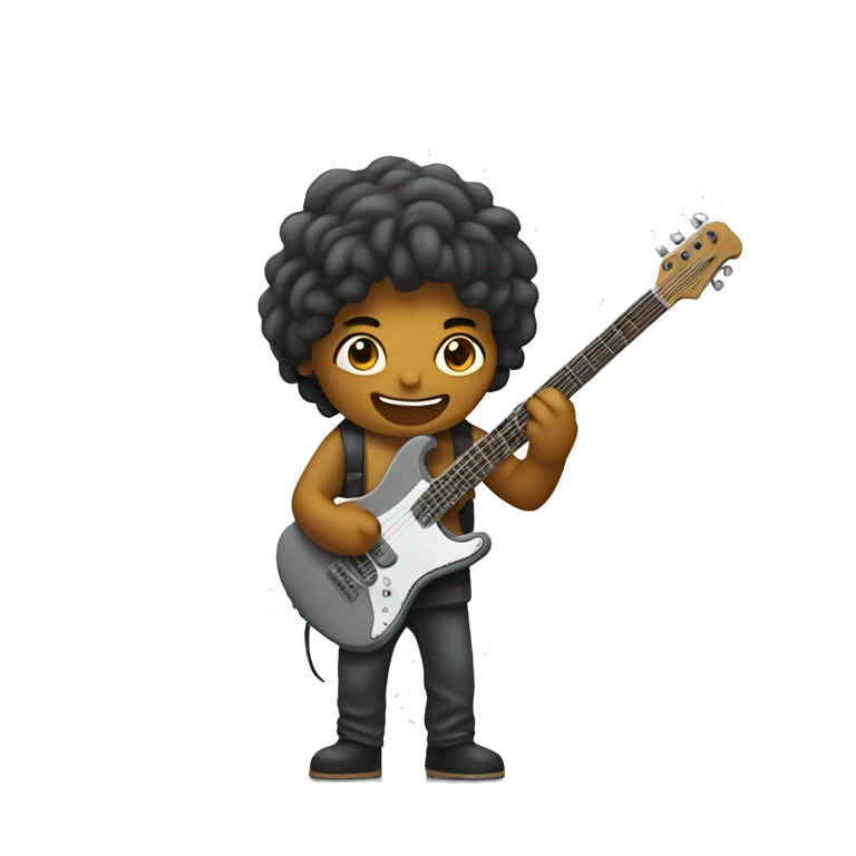 Una persona che suona la chitarra  emoji