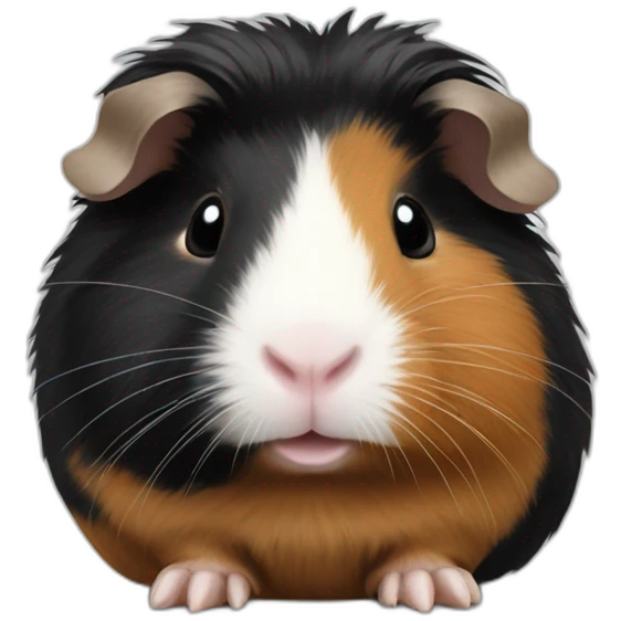 guinea pig black emoji