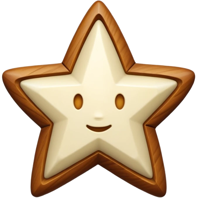 star carved from ivory emoji