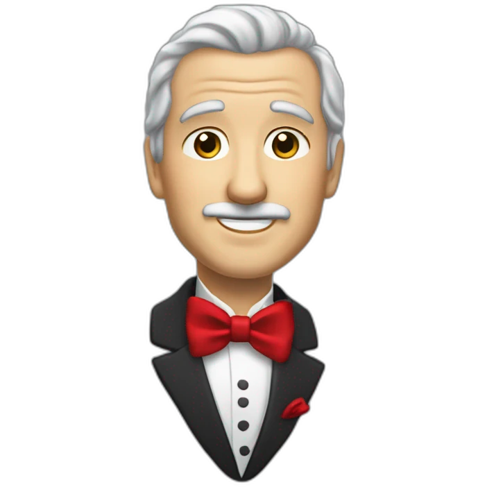 jenkins-a-gray-haired-skullet-butler-wearning-dinner-jacket-with-red-bow-tie-without-glasses emoji